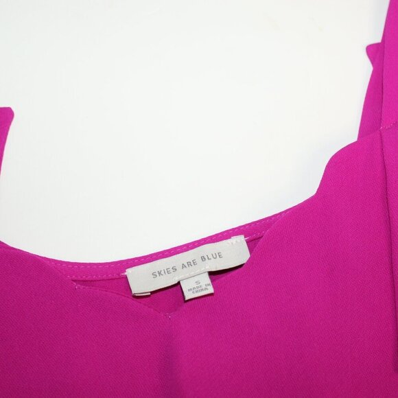 Skies are Blue Hot Pink Tank Top Size Small - Picture 5 of 5